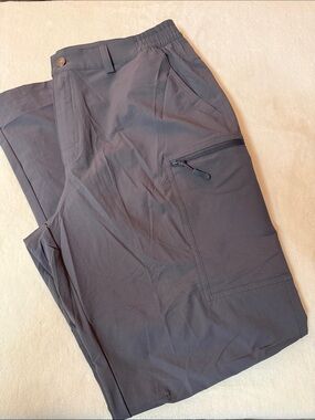 Men's Cargo Pants with Zip Pocket - Slate Gray